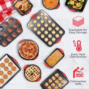 Household 10 Piece Carbon Steel Baking Set Mini <strong>Cake</strong> <strong>Pan</strong> Toast Bread Molds Pies Muffin <strong>Pan</strong> - Product Image 3