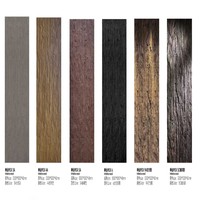 Panneau mural en pierre artificielle PU Shenxian Wood ignifuge et résistant aux UV, adapté à une utilisation intérieure et extérieure, léger et facile à installer.