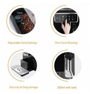 Mini Macchina da Caffè <span class=keywords><strong>Elettrica</strong></span> Programmabile Commerciale Automatica con un Solo Pulsante, Macchina per Cappuccino con Serbatoio per il Latte - Product Image 6