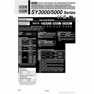 ชิ้นส่วนนิวเมติก SS5Y5-M11SEA-12B-C6นิวเมติก SMC - Product Image 1