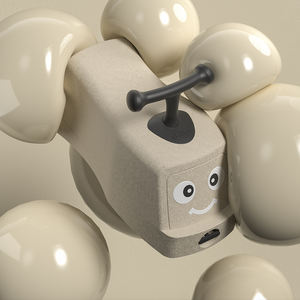 3 in 1 Multi-funzionale Ride-On Baby Walker con ruote in silicone Design pieghevole costruzione in plastica - Product Image 5