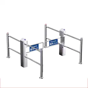 Tự động quang turnstile cho lối vào kiểm soát truy cập hệ thống cổng thoát siêu thị Swing Gate