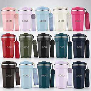 Custom Logo Leakproof Octagonal Stainless Steel Coffee Cup 380ml 510ml Vacuum <b>Insulated</b> Travel <b>Mug</b> - Product Image 1