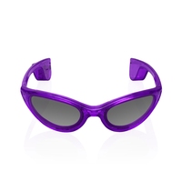 Lunettes de soleil LED promotionnelles personnalisées Lunettes de différentes formes à la mode Soft Lovely Glow Dark Graduation Valentine's Day