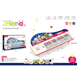 Bambini che imparano lo studio educazione Puzzle Cartoon tastiera elettronica pianoforte musica strumento musicale giocattoli per bambini