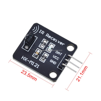 Transmisor infrarrojo IR + Módulo de sensor receptor, 38khz, para bloque de construcción electrónico