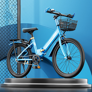 Venta Directa de Fábrica, Bicicleta Plegable de Montaña para Edades de 8 a 15 Años, Bicicleta de Una Velocidad para Cross-Country, Cuadro de Acero al Carbono, Sin Suspensión - Product Image 1