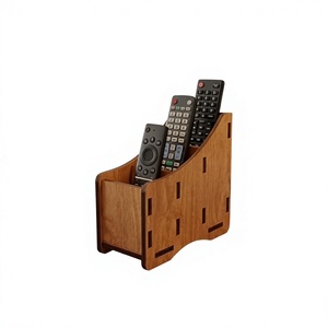 Organizador de Vajilla Rectangular de Madera Hecho a Mano, Moderno, de 5 Niveles, con Bordes Redondeados, Diseño Desmontable, para Sala de Estar - Product Image 1