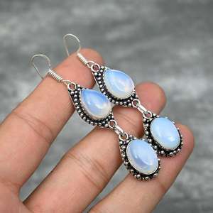 Pendientes de Mujer en Forma de Lágrima, Resina y Aleación con Engaste de Bisel, Joyería de Moda para Fiesta, Origen Yiwu - Product Image 3