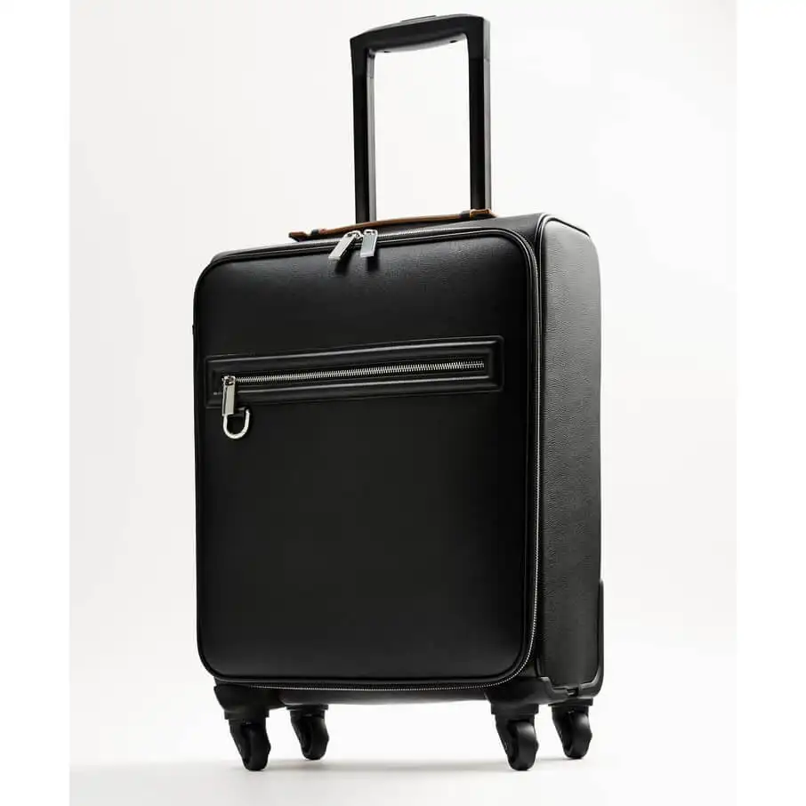 Hibo SOFT PU bagaglio air France Australia Canada custom women men trolley valigia da viaggio trunk