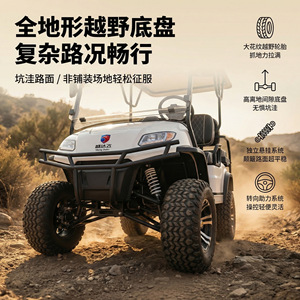 Voiturette de golf Sheng Dafei 4 places avec espace debout, 72V, électrique, pour parcours de golf et hôtels - Product Image 5