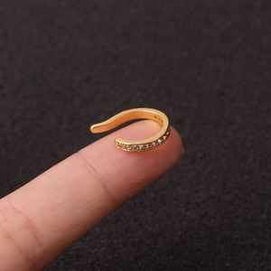 Versión Coreana, Nuevo Arete Ajustable de Oro y Plata con Circonita Cúbica, Sin Perforación, para Concha, <span class=keywords><strong>Tragus</strong></span>, Hélix, Joyería - Product Image 3