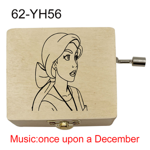 Caja de Música de Madera con Diseño de la Película de Anime Anastasia, Tema Once Upon a December, Impresión a Color, Regalo para Niñas Pequeñas, Fiesta de Cumpleaños - Product Image 2