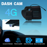 Holroadx Caméra embarquée 4G double objectif vision nocturne pour Ford Mustang Gen5 Gen7 Alimentation par boîtier de fusibles Asie Europe Afrique 2021-2026