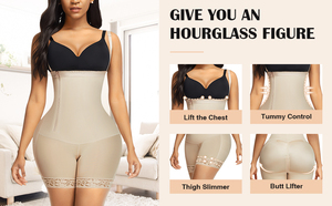 HEXIN <span class=keywords><strong>Titok</strong></span> - Pantalones Cortos Moldeadores de Cintura Alta para Mujer, Tallas Grandes, Control de Abdomen, Levanta Glúteos, Faja Reductora, Ropa Moldeadora - Product Image 6
