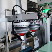 Nouvelles machines à tricoter à double tête à sub-rouleaux pour cols de polos à côtes 2x2, système 1+1 de Chine, 16G automatique
