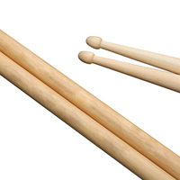 Baguettes de batterie professionnelles en gros OEM/ODM, personnalisées avec impression soie/couleur, en bois d'érable de qualité supérieure, modèles 5A/7A, en lots