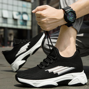 Zapatos Deportivos Casuales para Hombre con Aumento de Altura de 8CM, Malla en la Puntera, Cierre de Cordones, Estilo Deportivo - Product Image 5