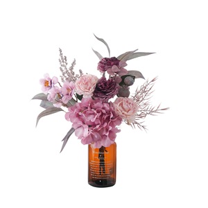 Bouquet de fleurs artificielles Old Dream, hydrangea, rose, décoration de mariage, décoration murale, ameublement de la maison - Product Image 5