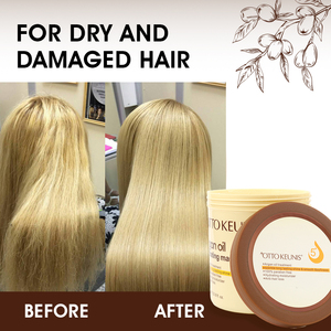 Masque capillaire réparateur à l'huile d'argan, marque privée OEM, masque hydratant pour cheveux, masque lissant nourrissant pour cheveux, vente en gros - Product Image 6