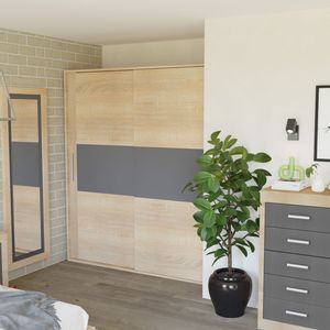 Tiroirs de rangement pour meubles esthétiques de style moderne Qualité garantie pour un usage domestique Couleur cambria-graphite pour le salon - Product Image 5