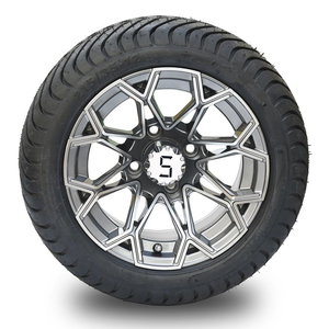 Ruedas y neumáticos de aleación para carrito de golf de 12 ", combinación de ruedas y neumáticos para carrito de golf, neumático 215/35-12 - Product Image 3