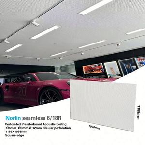 Pannelli in <span class=keywords><strong>Cartongesso</strong></span> Perforato con Fori Circolari Irregolari, Piastrelle per Soffitto Ignifughe e Fonoassorbenti, Decorazione in <span class=keywords><strong>Cartongesso</strong></span> - Product Image 3