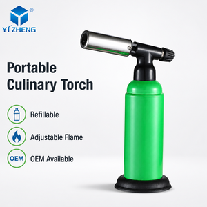 Briquet torche de cuisine à gaz butane gonflable haute température DP-YIZHENG, coupe-vent, pour camping et barbecue - Product Image 1