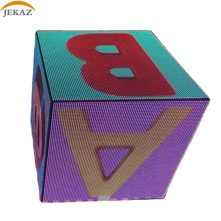 Настенный потолочный светодиодный знак Magic Cube, 5 сторон, простой в обслуживании, со светодиодным модулем 200x200 НН