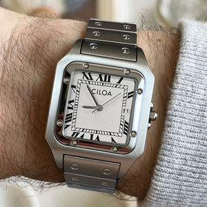 Reloj CILOA para hombre con esfera grande, de alta calidad, personalizable, deportivo, de cuarzo, resistente al agua, un regalo de lujo discreto. - Product Image 3