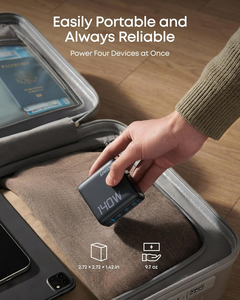 Chargeur mural rapide Anker 140W GaN PD 3.1 4 ports, distribution intelligente de l'énergie GaNPrime pour MacBook Pro 16 pouces, <span class=keywords><strong>iPhone</strong></span>, Samsung - Product Image 5