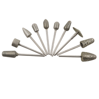 Trousse de manucure en diamant, pièces, nettoyeur professionnel personnalisé, étui de préparation des cuticules et des ongles, foret à ongles