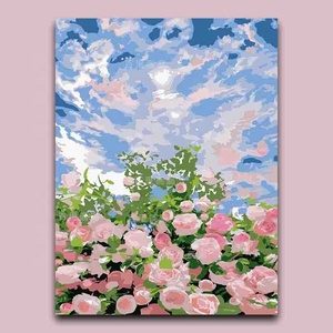 XIXI <b>Paint</b> <b>by</b> <b>Numbers</b> Kit 40x50cm Still Life for <b>Adults</b> Beginners Frameless Canvas - Product Image 5