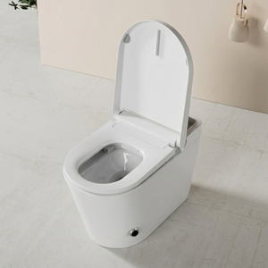 WC intelligent de luxe pour femme, bidet intelligent à poser au sol, économie d'eau avec chasse d'eau à arrêt automatique, équipement sanitaire intelligent - Product Image 4