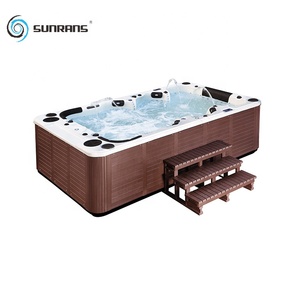 Spas et bains à remous en <span class=keywords><strong>acrylique</strong></span> Sunrans, bain à remous moderne extérieur pour 10 personnes, piscine à débordement, <span class=keywords><strong>spa</strong></span> en gros - Product Image 2