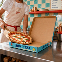 Caja de Papel Desechable para Comida para Llevar, de Grado Alimenticio, para Hamburguesas, Pollo Frito y Comida Rápida, con Muestra Gratuita de Fábrica