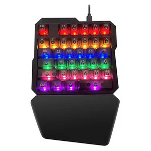 K75RGB transparent keyboard 81-<b>key</b> three-mode wireless wired mechanical player e-sports keyboard - Product Image 1