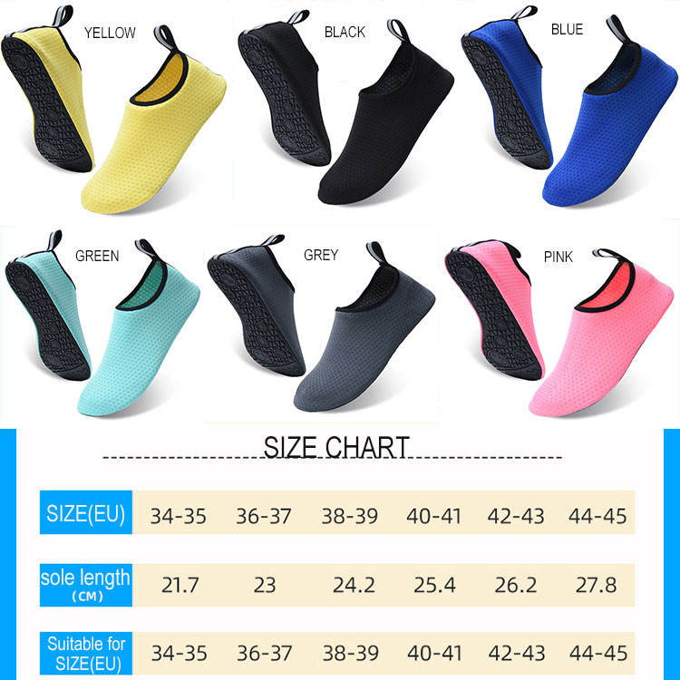 Factory Direct Men's Aqua Shoes Multi-purpose Breathable Soft