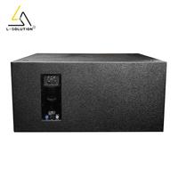 Subwoofer double 18 pouces L-solution 9006A, 2600W, encoîtrage en contreplaqué pour événements DJ, performances intérieures/extérieures L-solution
