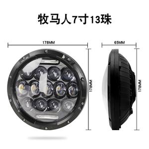 Phares DRL LED en aluminium de 7 pouces OEM blanc 6000K anneau de Halo étanche IP67 évalué pour <span class=keywords><strong>Jeep</strong></span> <span class=keywords><strong>Wrangler</strong></span> Mazda Mini Corolla - Product Image 5