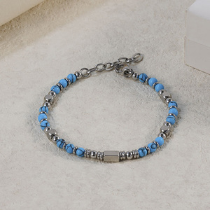 <span class=keywords><strong>Pulsera</strong></span> Boho Apilable con Cuentas <span class=keywords><strong>de</strong></span> Ónix Negro, Ojo <span class=keywords><strong>de</strong></span> Tigre y Turquesa, Regalo para Mujeres, Mejores Amigas, Madres, Hijas, Hermanas, Hombres - Product Image 6
