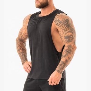 Wholesale 100% Cotton <b>Men</b> Gym Fitness Tanktop Custom OEM Services New Fashion Style <b>Mens</b> Gym Cotton <b>Singlets</b> - Product Image 2