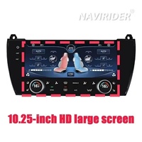 Panneau de climatisation HD AC 10,25 pouces pour BMW Série 5 2011-2017, écran tactile LCD grand format pour le contrôle du climat