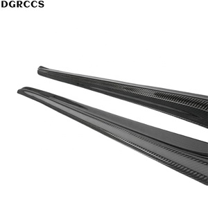 Faldones Laterales Estilo PSM de Fibra de Carbono Auténtica para W205 C180 C200 C260 C63 - Product Image 5