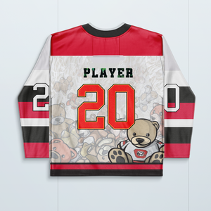 Jersey hoki Roller produksi dipercepat pakaian rol kaus hoki Inline pemuda untuk pria - Product Image 3