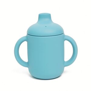 Silicone Baby <b>Sippy</b> With <b>Straw</b> Leakproof Kids Drinking <b>Cup</b> Toddler Mealtime Tableware Custom Logo Wholesale - Product Image 4