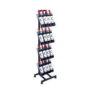 Présentoir à <span class=keywords><strong>alcool</strong></span> Casier à vin rouge Étagère d'épicerie Présentoir à bouteilles de vin pour magasin d'<span class=keywords><strong>alcool</strong></span> - Product Image 1