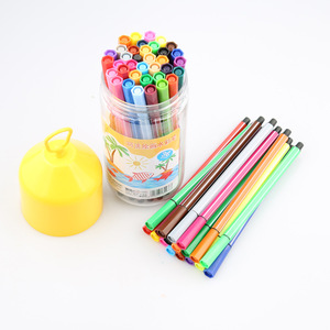 Seau en plastique portable, 12 à 36 couleurs, marqueurs artistiques personnalisés, lavables, non toxiques, crayons hexagonaux pour enfants, stylos à eau - Product Image 1