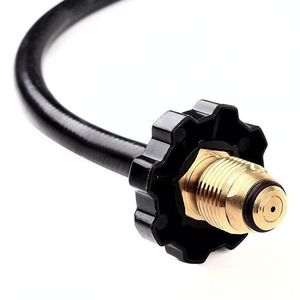 <span class=keywords><strong>Adaptateur</strong></span> de <span class=keywords><strong>tuyau</strong></span> de propane de 6 pieds, 1lb à 20lb, convertit le gril portable Roadtrip, le chauffage Buddy, le gril de table en connexion POL du cylindre LP - Product Image 4