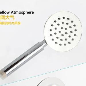 Wholesale Ultra-Thin 201 Stainless Steel <b>Handheld</b> Shower Head Pressurized Square Single-Head Hand Spray <b>Mirror</b> Bath Hardware Set - Product Image 3